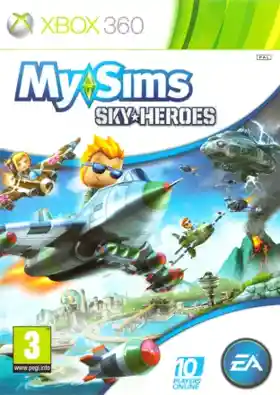 MySims SkyHeroes (USA) box cover front